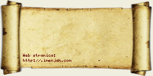 Jovana Roglić vizit kartica